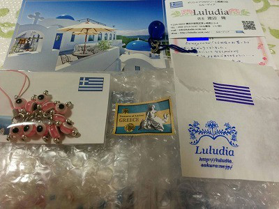 ギリシャアクセサリーと雑貨の店　Luludia（ルルーディア）　お客様の写真