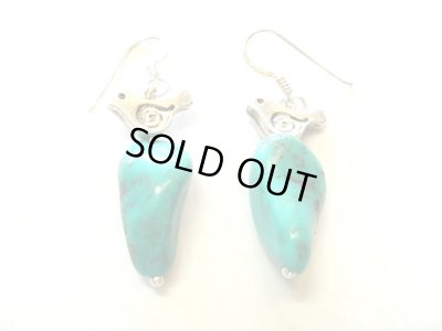 画像1: 【ＳＯＬＤ　ＯＵＴ　ありがとうございました！】（ギリシャ）ターコイズピアス