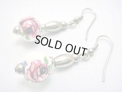 画像1: 【ＳＯＬＤ　ＯＵＴ　ありがとうございました！】（ギリシャ）ミコノス・ビーズピアス（白）