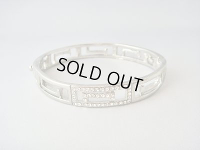 画像1: 【ＳＯＬＤ　ＯＵＴ　ありがとうございました！】【メンズ＆レディース】（ギリシャアクセサリー）メアンドロスバングル（シルバー）