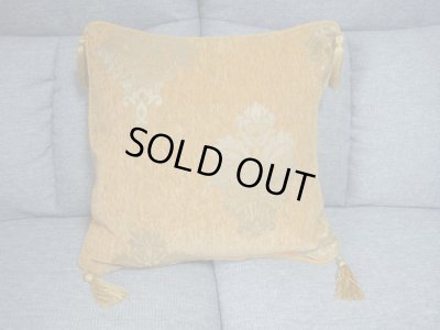 画像1: 【ＳＯＬＤ　ＯＵＴ　ありがとうございました！】【ゆうパック】（ギリシャ雑貨）クッションカバー（オレンジ系）【ギリシャ刺繍・金糸】