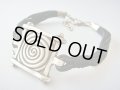 【ＳＯＬＤ　ＯＵＴ　ありがとうございました！】【５周年半額セール！】（ギリシャアクセサリー）渦巻き模様スクウェアブレスレット【メンズ＆レディース】【定価２５００円】