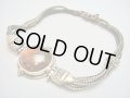 【ＳＯＬＤ　ＯＵＴ　ありがとうございました！】【送料無料】（ギリシャジュエリーアクセサリー）ビザンチン風シルバー９２５琥珀（アンバー）ブレスレット【ギリシャ神話】