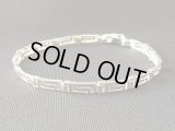 【ＳＯＬＤ　ＯＵＴ　ありがとうございました！】（ギリシャアクセサリー）メアンドロス模様シルバー９２５ブレスレット