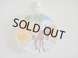 【ＳＯＬＤ　ＯＵＴ　ありがとうございました！】（ギリシャ雑貨）タイルの壁飾り（コースター）サントリーニ島のロバ