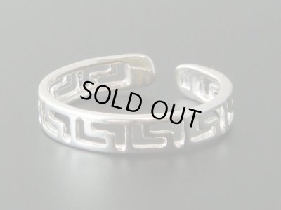 画像1: 【ＳＯＬＤ　ＯＵＴ　ありがとうございました！】【お客様の声あり♪】【楽天ランキング受賞！】（ギリシャアクセサリー）メアンドロス模様シルバー９２５リング【メンズ＆レディース】