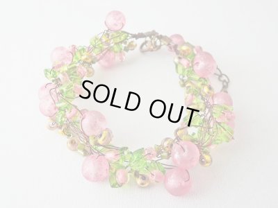 画像1: 【ＳＯＬＤ　ＯＵＴ　ありがとうございました！】（ギリシャアクセサリー）スワロフスキー・トロピカルブレスレット