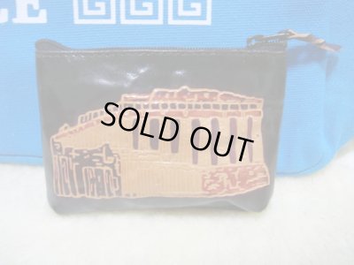 画像1: 【ＳＯＬＤ　ＯＵＴ　ありがとうございました！】【ギリシャ神話】（ギリシャ雑貨）パルテノン神殿レザー小物入れ（ダークブラウン）