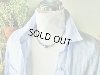 画像2: 【ＳＯＬＤ　ＯＵＴ　ありがとうございました！】【５周年半額セール！】（ギリシャアクセサリー）「エーゲ海の宝石」ミコノス島ビーズネックレス３点セット（青紫）【定価２３００円】