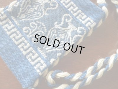 画像2: 【ＳＯＬＤ　ＯＵＴ　ありがとうございました！】（ギリシャ雑貨）メアンドロス模様・アンフォラ・ポシェット（小・青）