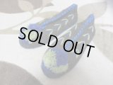 【ＳＯＬＤ　ＯＵＴ　ありがとうございました！】【ゆうパック】（ギリシャ雑貨）ギリシャ民族衣装風ボンボン付きフェルトルームシューズ（スリッパ）ブルー・黄緑