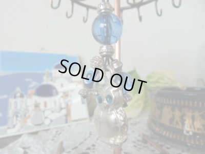 画像2: 【ＳＯＬＤ　ＯＵＴ　ありがとうございました！】（ギリシャアクセサリー）知恵の象徴ふくろうとイーブルアイ（ナザールボンジュウ）のキーチェーン（キーホルダー）