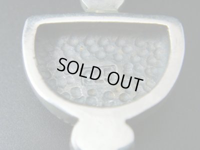 画像2: 【ＳＯＬＤ　ＯＵＴ　ありがとうございました！】【５周年半額セール！】（ギリシャアクセサリー）ビザンチン風・半月型白蝶貝シルバー９２５ペンダントトップ【定価３４００円】