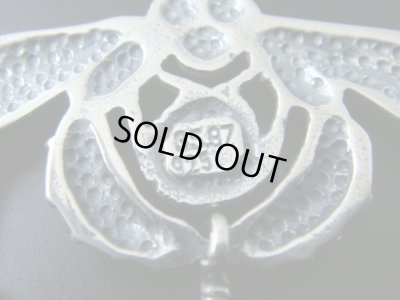 画像2: 【ＳＯＬＤ　ＯＵＴ　ありがとうございました！】【お客様の声あり♪】【ミノア文明】（ギリシャアクセサリー）存在感のあるミノアンビー・シルバー９２５ペンダントトップ【クレタ島】