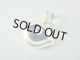 【ＳＯＬＤ　ＯＵＴ　ありがとうございました！】（ギリシャアクセサリー）マティ（目）型イーブルアイ（ナザールボンジュウ）シルバー９２５ペンダントトップ（コバルトブルー）