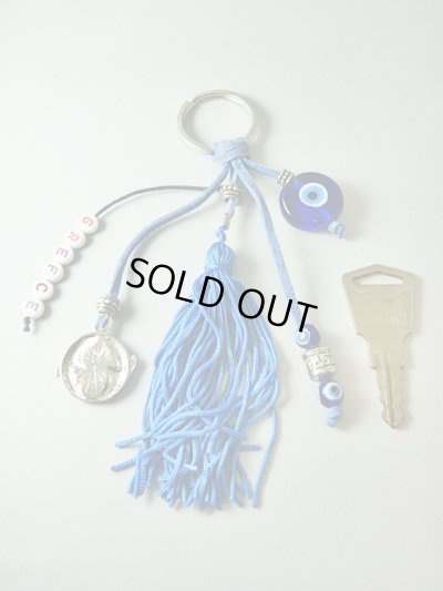 画像2: 【ＳＯＬＤ　ＯＵＴ　ありがとうございました！】【ギリシャ神話】（ギリシャアクセサリー）イーブルアイ（ナザールボンジュウ）・メアンドロス模様・ドルフィン（イルカ）のキーチェーン（キーホルダー）Ａ≪６周年記念価格≫