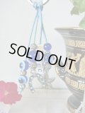 【ＳＯＬＤ　ＯＵＴ　ありがとうございました！】【お客様の声あり♪】（ギリシャアクセサリー）イーブルアイ（ナザールボンジュウ）・馬蹄キーチェーン（キーホルダー）≪６周年記念価格≫