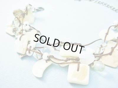 画像1: 【ＳＯＬＤ　ＯＵＴ　ありがとうございました！】【定価２８００円】（トルコアクセサリー）カラフルビーズブレスレット（白）