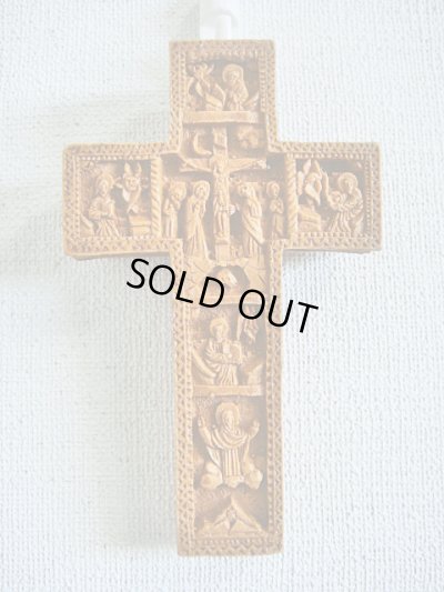 画像1: 【ＳＯＬＤ　ＯＵＴ　ありがとうございました！】【お客様の声あり♪】【ゆうパック】（ギリシャ雑貨）絵で描かれた聖書・イコン（クロス・小）