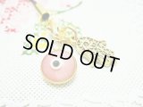 【ＳＯＬＤ　ＯＵＴ　ありがとうございました！】（イスラエル・トルコ）ハムサ・イーブルアイ携帯ストラップ（ピンク・ゴールド）