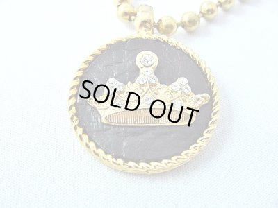 画像1: 【ＳＯＬＤ　ＯＵＴ　ありがとうございました！】【定価6900円】（イスラエル）スワロフスキークラウンネックレス