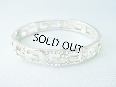 画像1: 【ＳＯＬＤ　ＯＵＴ　ありがとうございました！】（ギリシャ）メアンドロスバングル（シルバー）