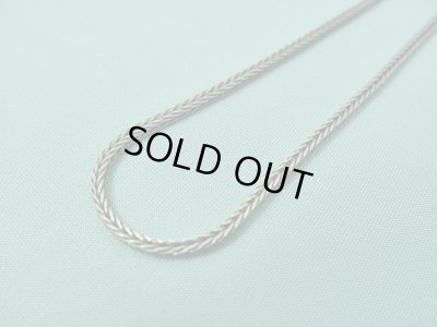 画像1: 【ＳＯＬＤ　ＯＵＴ　ありがとうございました！】（ギリシャ）スネークいぶしチェーン直径１．５ｍｍ（４０ｃｍ）