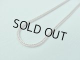 【ＳＯＬＤ　ＯＵＴ　ありがとうございました！】（ギリシャ）スネークいぶしチェーン直径１．５ｍｍ（５０ｃｍ）