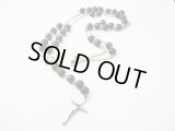 【ＳＯＬＤ　ＯＵＴ　ありがとうございました！】【お客様の声あり♪】（ギリシャアクセサリー）教会のロザリオ風ネックレス（黒）