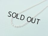 【ＳＯＬＤ　ＯＵＴ　ありがとうございました！】（ギリシャ）ダイヤモンドカット・ボールチェーン１．２ｍｍ（４５ｃｍ）