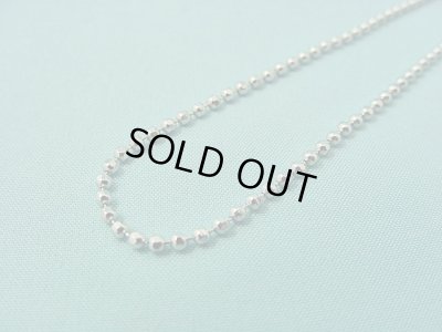 画像1: 【ＳＯＬＤ　ＯＵＴ　ありがとうございました！】（ギリシャ）ダイヤモンドカット・ボールチェーン１．２ｍｍ（４５ｃｍ）