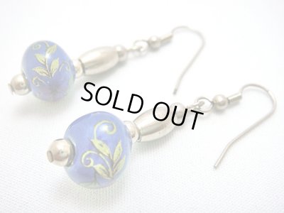 画像1: 【ＳＯＬＤ　ＯＵＴ　ありがとうございました！】（ギリシャ）ミコノス・ビーズピアス（青）