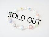 【ＳＯＬＤ　ＯＵＴ　ありがとうございました！】（ギリシャアクセサリー）イーブルアイ（ナザールボンジュウ）カラフルブレスレット