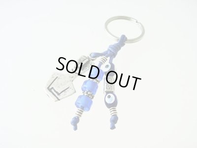 画像1: 【ＳＯＬＤ　ＯＵＴ　ありがとうございました！】（ギリシャアクセサリー）キクラデス・イーブルアイ（ナザールボンジュウ）・メアンドロスキーチェーン