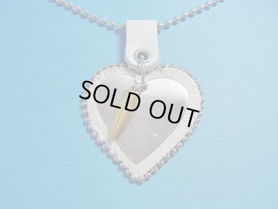 画像1: 【ＳＯＬＤ　ＯＵＴ　ありがとうございました！】（イスラエル）ラブ＆ピースネックレス（ホワイトレザー）