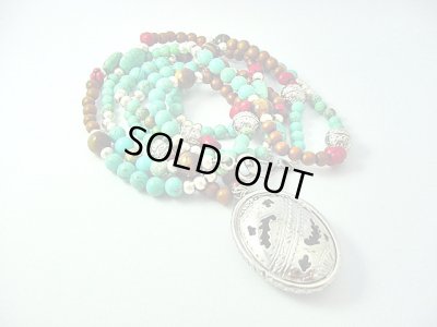 画像1: 【ＳＯＬＤ　ＯＵＴ　ありがとうございました！】【定価14900円】（イスラエル）ターコイズロングネックレス