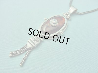 画像1: 【ＳＯＬＤ　ＯＵＴ　ありがとうございました！】（ギリシャ）ビザンチン風・琥珀のネックレス