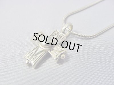 画像1: 【ＳＯＬＤ　ＯＵＴ　ありがとうございました！】（ギリシャ）ビザンチン風・白蝶貝のクロスペンダントトップ