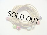 【ＳＯＬＤ　ＯＵＴ　ありがとうございました！】イーブルアイチャームズブレスレット・ベージュ