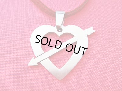 画像1: 【ＳＯＬＤ　ＯＵＴ　ありがとうございました！】（ギリシャ）スティールハート・ネックレス