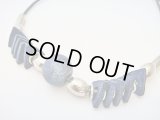 【ＳＯＬＤ　ＯＵＴ　ありがとうございました！】（ギリシャ）ミコノス・セラミックビーズネックレス（紺）