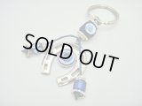 【ＳＯＬＤ　ＯＵＴ　ありがとうございました！】（ギリシャアクセサリー）イーブルアイ（ナザールボンジュウ）と馬蹄のキーチェーン