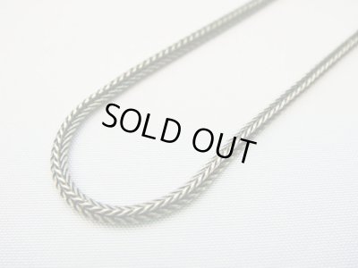 画像1: 【ＳＯＬＤ　ＯＵＴ　ありがとうございました！】（ギリシャアクセサリー）シルバー９２５いぶしスネークチェーンＢ（４０ｃｍ）