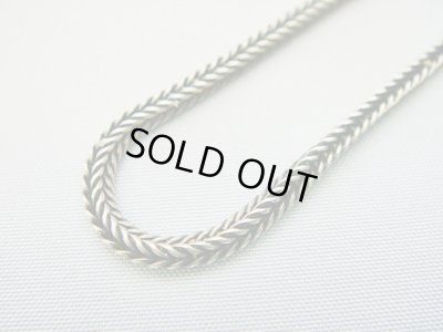 画像1: 【ＳＯＬＤ　ＯＵＴ　ありがとうございました！】【送料無料】（ギリシャアクセサリー）シルバー９２５いぶしスネークチェーン（四角タイプ）（５３ｃｍ）