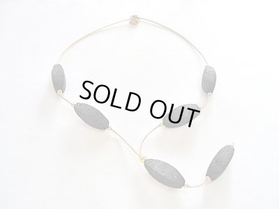 画像1: 【ＳＯＬＤ　ＯＵＴ　ありがとうございました！】【定価9800円】（イスラエル）ブラックダイヤモンドネックレス