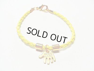 画像1: 【ＳＯＬＤ　ＯＵＴ　ありがとうございました！】【定価2400円】（イスラエル）ハムサレザーブレスレット（黄色）