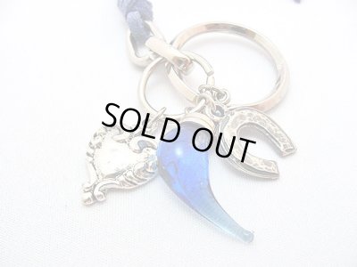 画像1: 【ＳＯＬＤ　ＯＵＴ　ありがとうございました！】【定価1900円】（イスラエル）マルチチャーム・キーチェーン（青）