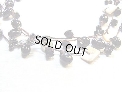 画像1: 【ＳＯＬＤ　ＯＵＴ　ありがとうございました！】【定価３２００円】（トルコ）カラフルビーズネックレス（黒）