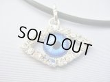 【ＳＯＬＤ　ＯＵＴ　ありがとうございました！】（ギリシャアクセサリー）ラインストーン・イーブルアイ（ナザールボンジュウ）ネックレス