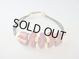 【ＳＯＬＤ　ＯＵＴ　ありがとうございました！】【４周年４０％オフセール！】（ギリシャアクセサリー）セラミックブレスレット（えんじ）【定価１８００円】